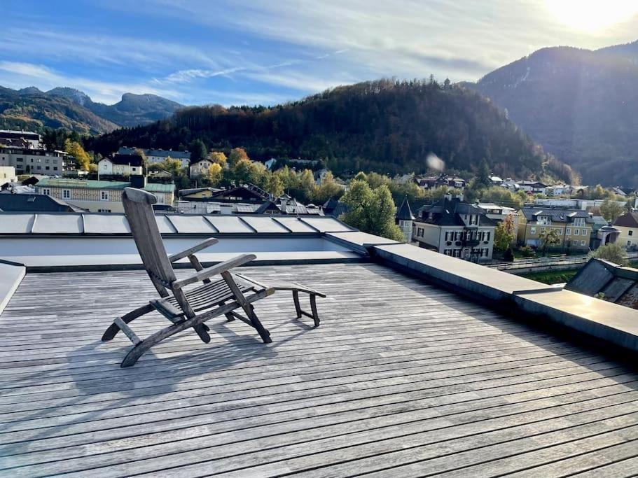 Luxus Penthouse Mit Panoramablick Lägenhet Bad Ischl Exteriör bild