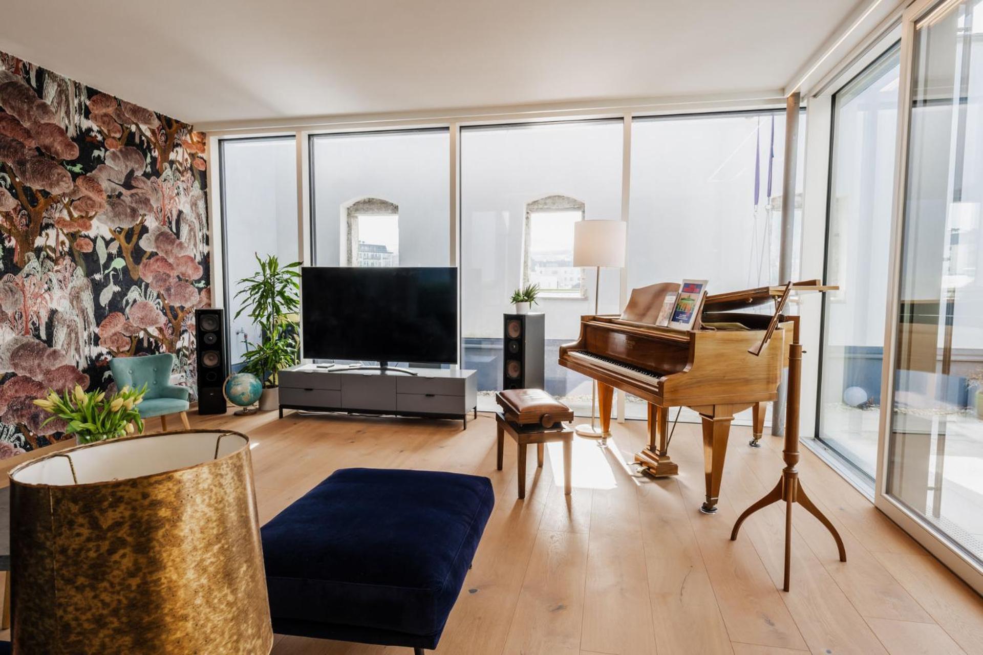 Luxus Penthouse Mit Panoramablick Lägenhet Bad Ischl Exteriör bild
